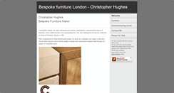 Desktop Screenshot of chrishughesfurniture.com